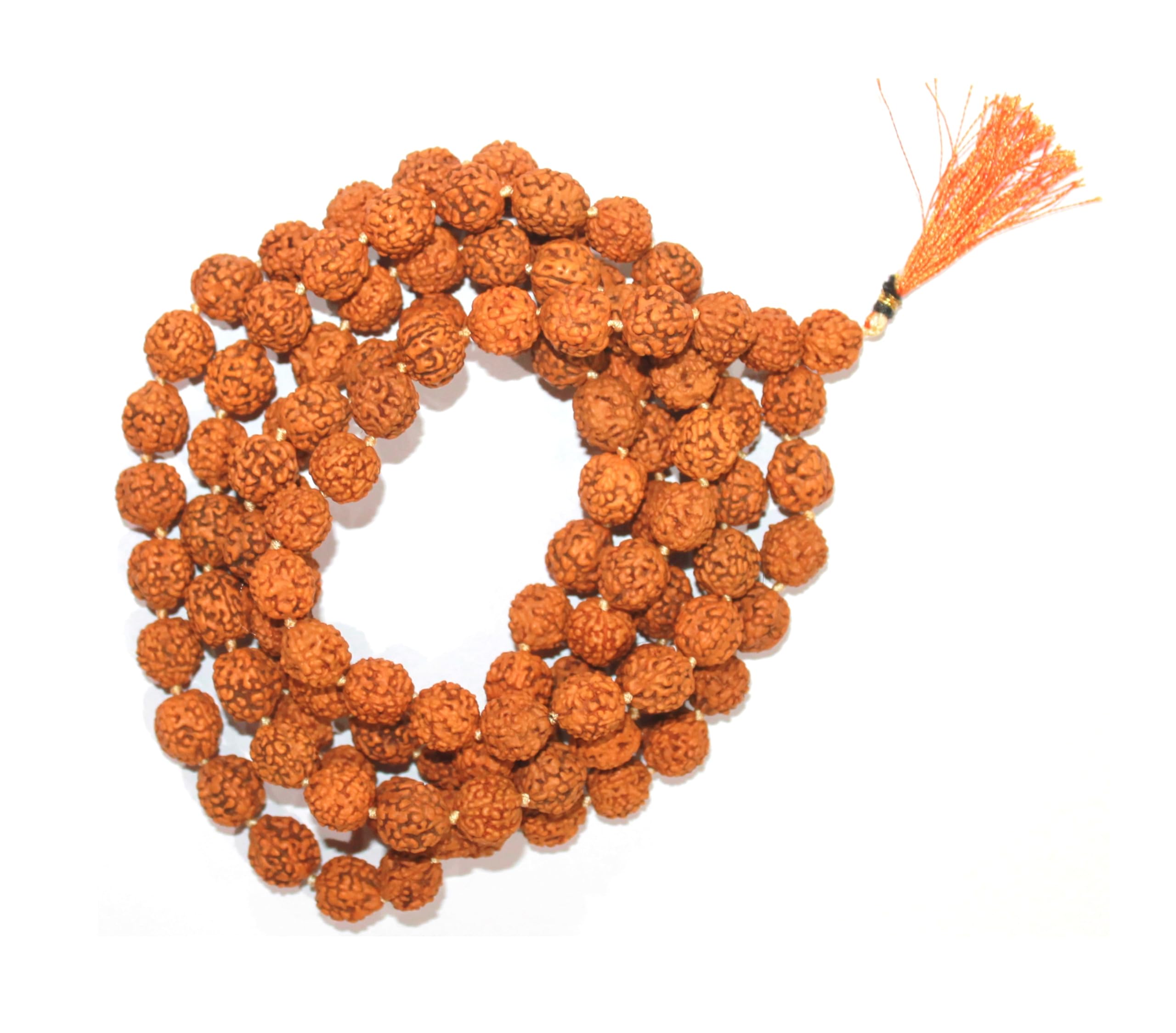 Original Rudraksha Mala With Certificate For Wearing And Japa Mala (5 Mukhi Mala, 108 Beads Mala Rosary Garland)