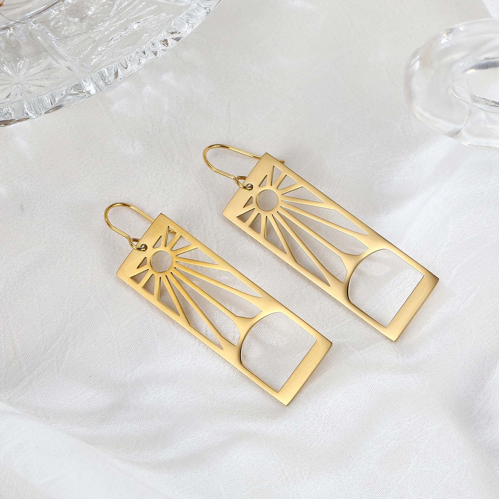 Tanjirou Drop Dangle Earrings, Anime Kamado Tanjiro Drop Earrings Cosplay Accessories Jewelry for Women