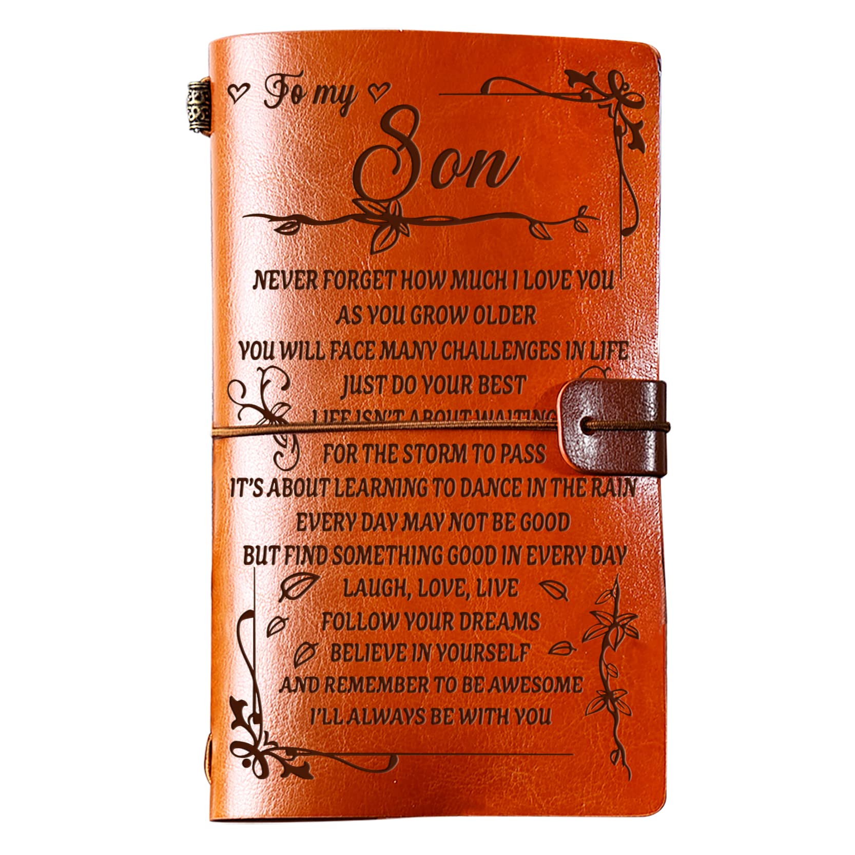 PRSTENLY to My Son Basketball, to My Son Leather Journal