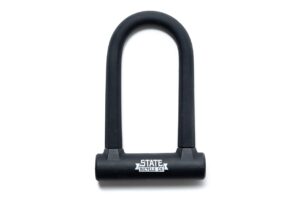 state bicycle co. - hardened-steel u-lock (silicon coated)