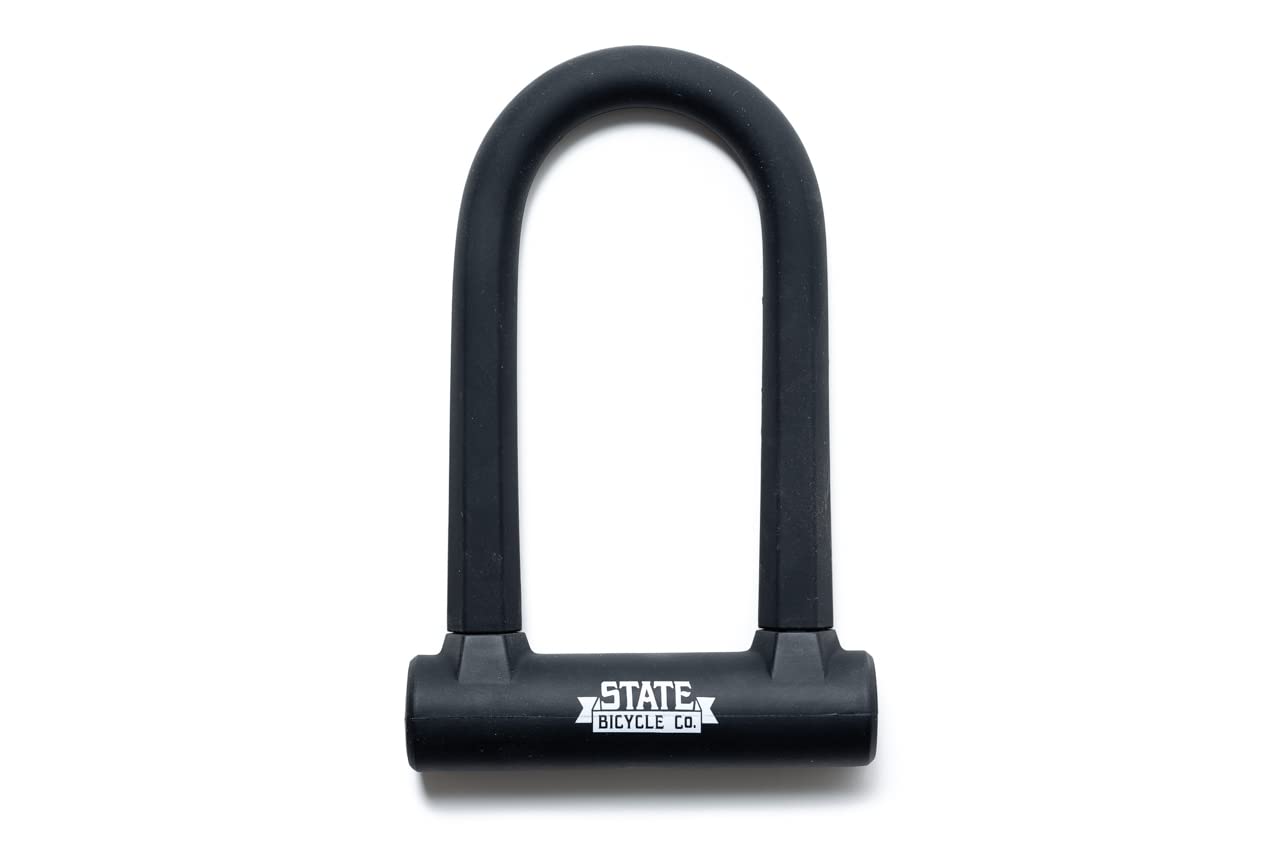 State Bicycle Co. - Hardened-Steel U-Lock (Silicon Coated)