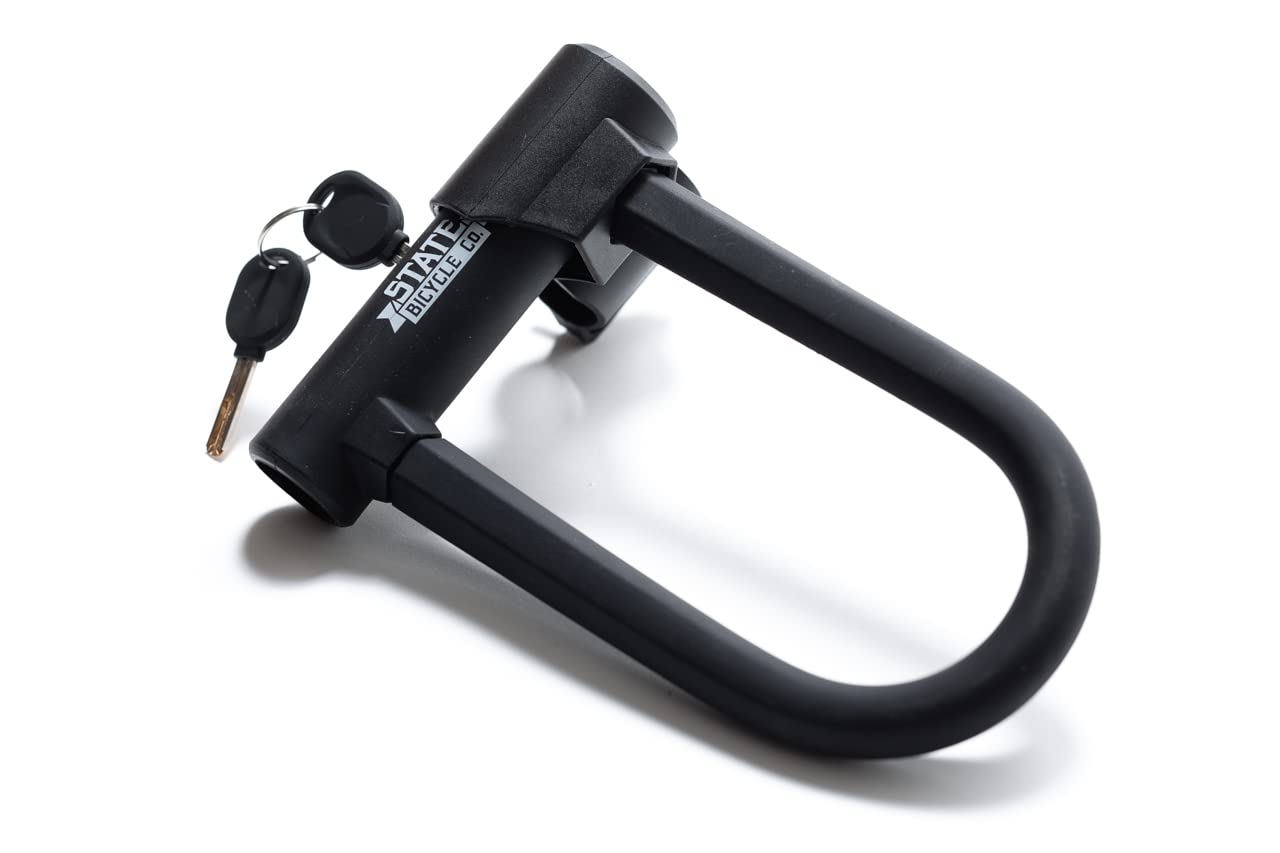 State Bicycle Co. - Hardened-Steel U-Lock (Silicon Coated)