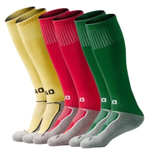 vandimi long sports socks for boys kids youth tall socks for soccer football baseball basketball