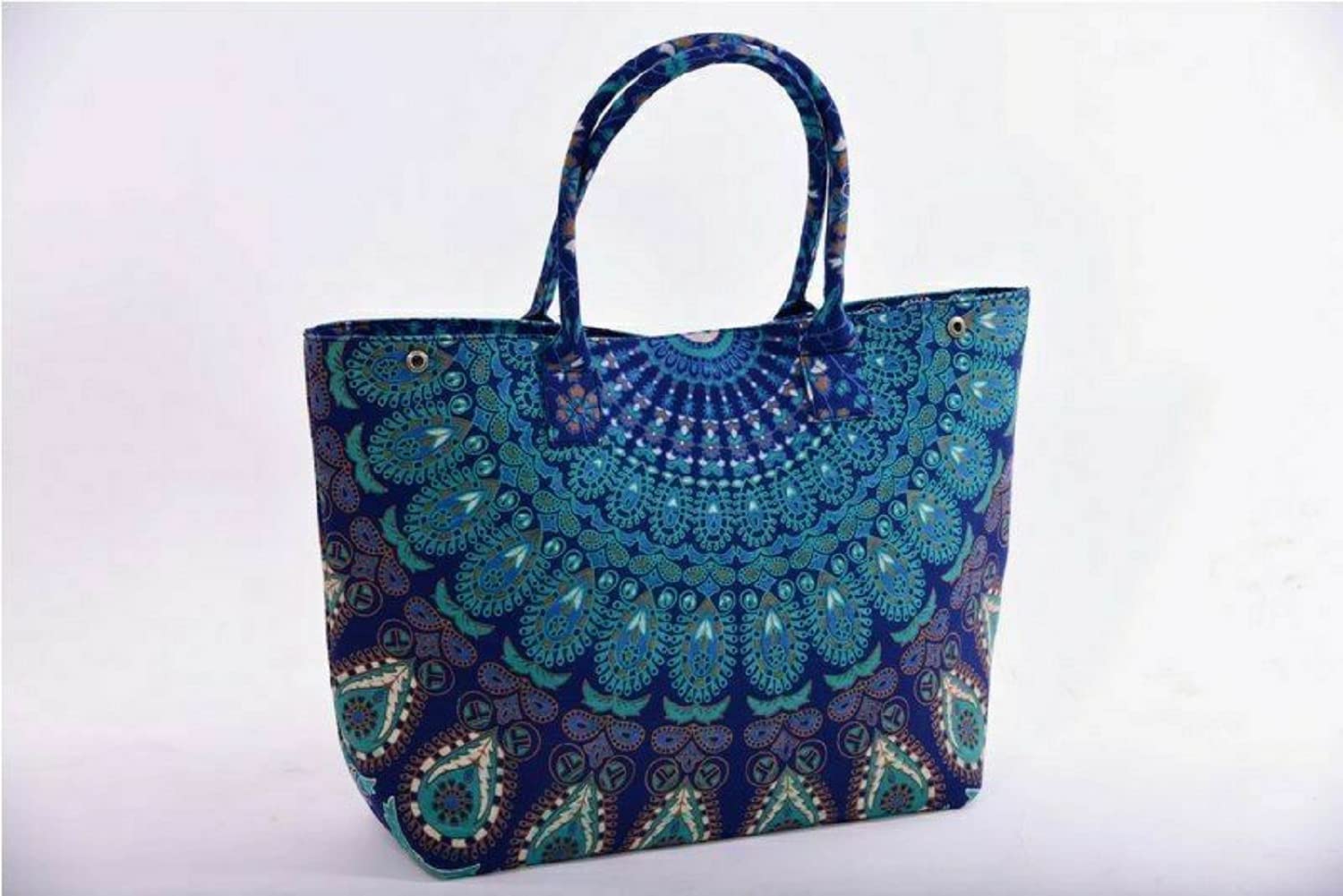 Indian Tapestry Women Handbags Mandala Shopping Shoulder Carry Bag Tote Purse