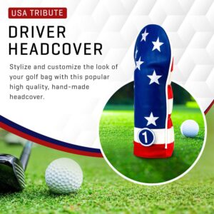 Pins & Aces USA Driver & DTOM Fairway Golf Headcover Bundle