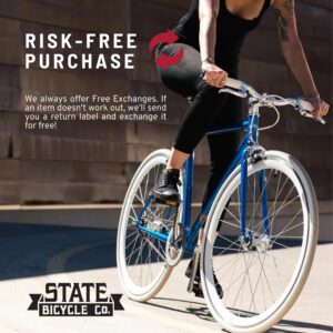 State Bicycle Co. - Hardened-Steel U-Lock (Silicon Coated)