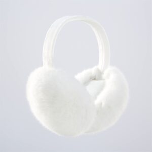 Lenwuynyo Earmuffs Cute Dense Faux rabbit Fur Creative Warm Ear Warmer Furry Winter Outdoor EarMuffs Foldable Ear Warmer Unique Gifts