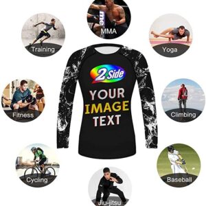 O2TEE Women's Make Your OWN Vibrant Creative Print Party T-Shirt Fitness Workout Graphic Holiday Tops, Black,M