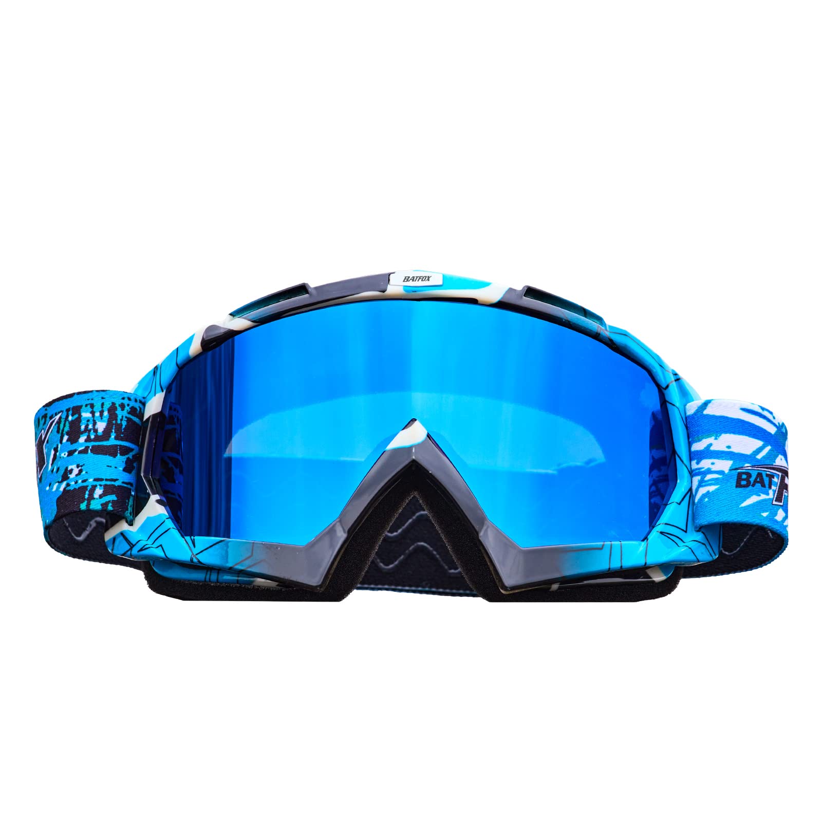 BATFOX Ski Goggles for Men Women Snowboard Goggles Snow Goggles for Men Snowboarding Youth UV400 OTG Dust-proof Anti-Slip Strap (REVO Tint)