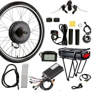 fajome electric bicycle brushless motor kit - diy rear wheel e-bike conversion kit with lcd display & battery (optional) for mountain road bike (color : 48v1000w+48v 12ah, size : 29")