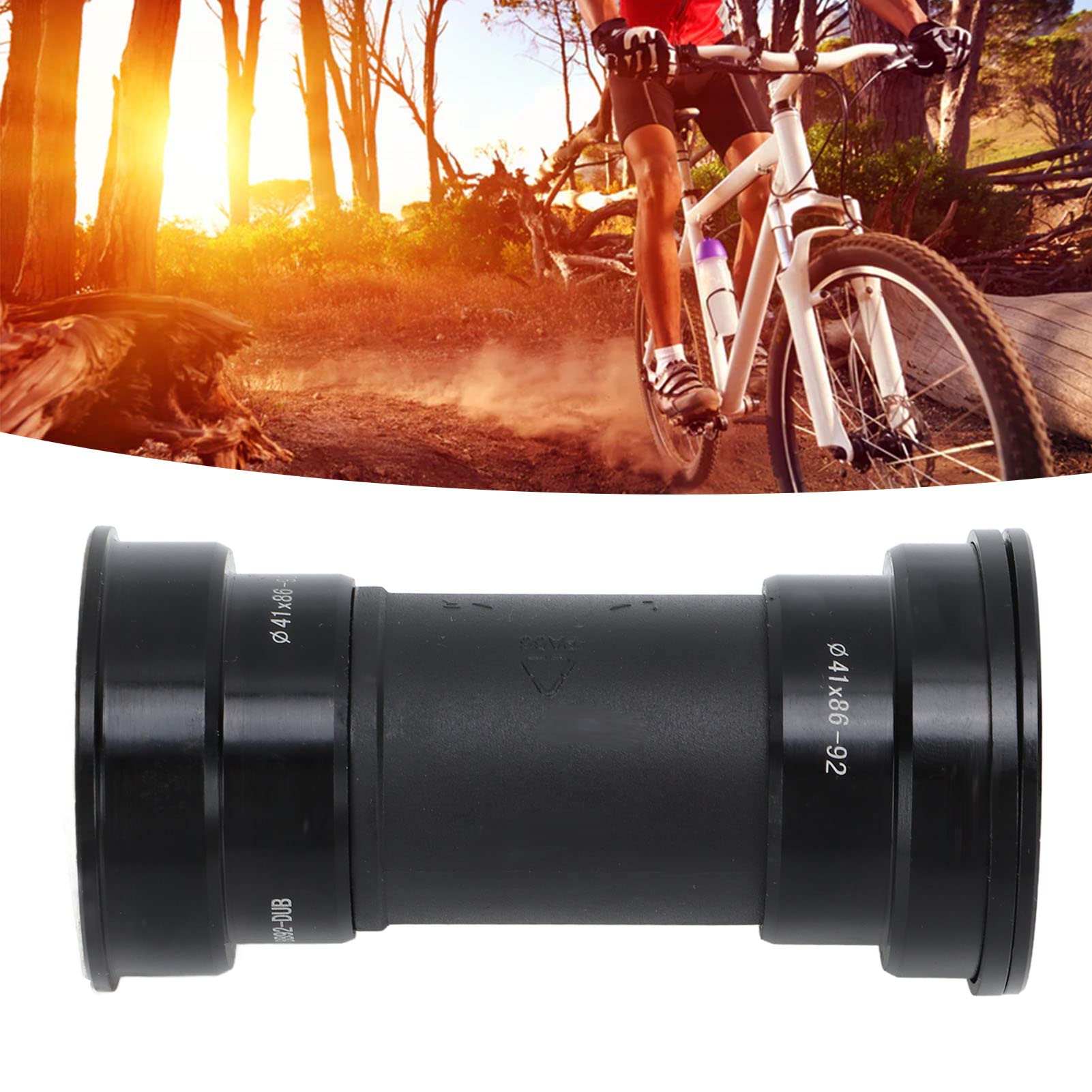 VGEBY Bike BB BB92 Dub Bottom Bracket Crankset Bearing Press Fit Bottom Bracket for Mountain Road Bike