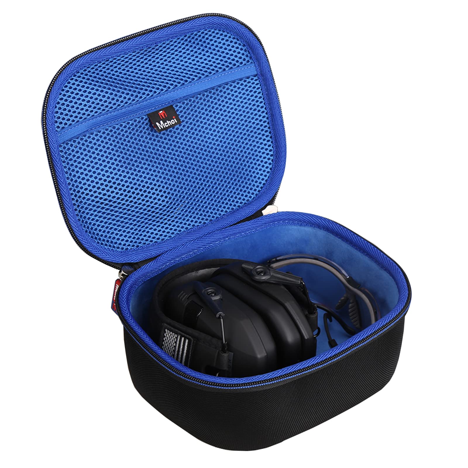 Mchoi Shockproof Carrying Case Fits for Walker's Razor Slim Electronic Muffs Earmuffs, Case Only