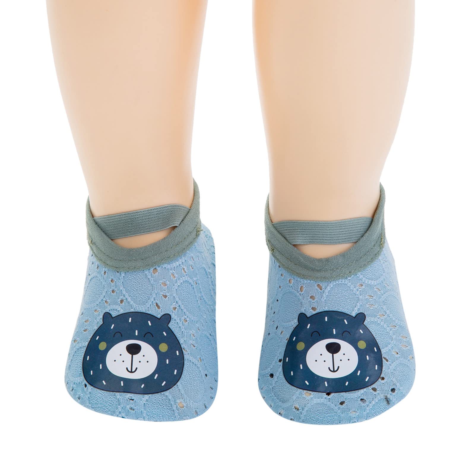 Toddler Girl Winter Sneakers Animal Kids Boys Socks Barefoot Shoes Socks Non Slip Toddler Size 5 Shoes Boys Light Blue