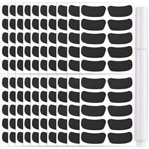 200 Pairs Sports Eye Black Stickers for Kids,Eye Strips Sports Eye Stickers Breathable Eye Strips for Baseball Football Softball Lacrosse Fans on Game Day,with 1 White Pencil