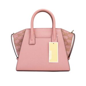 Michael Kors Avril Small Top Zip Satchel Shoulder Crossbody Bag MK Pink Rose MK