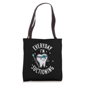 dentist dental assistant tote bag