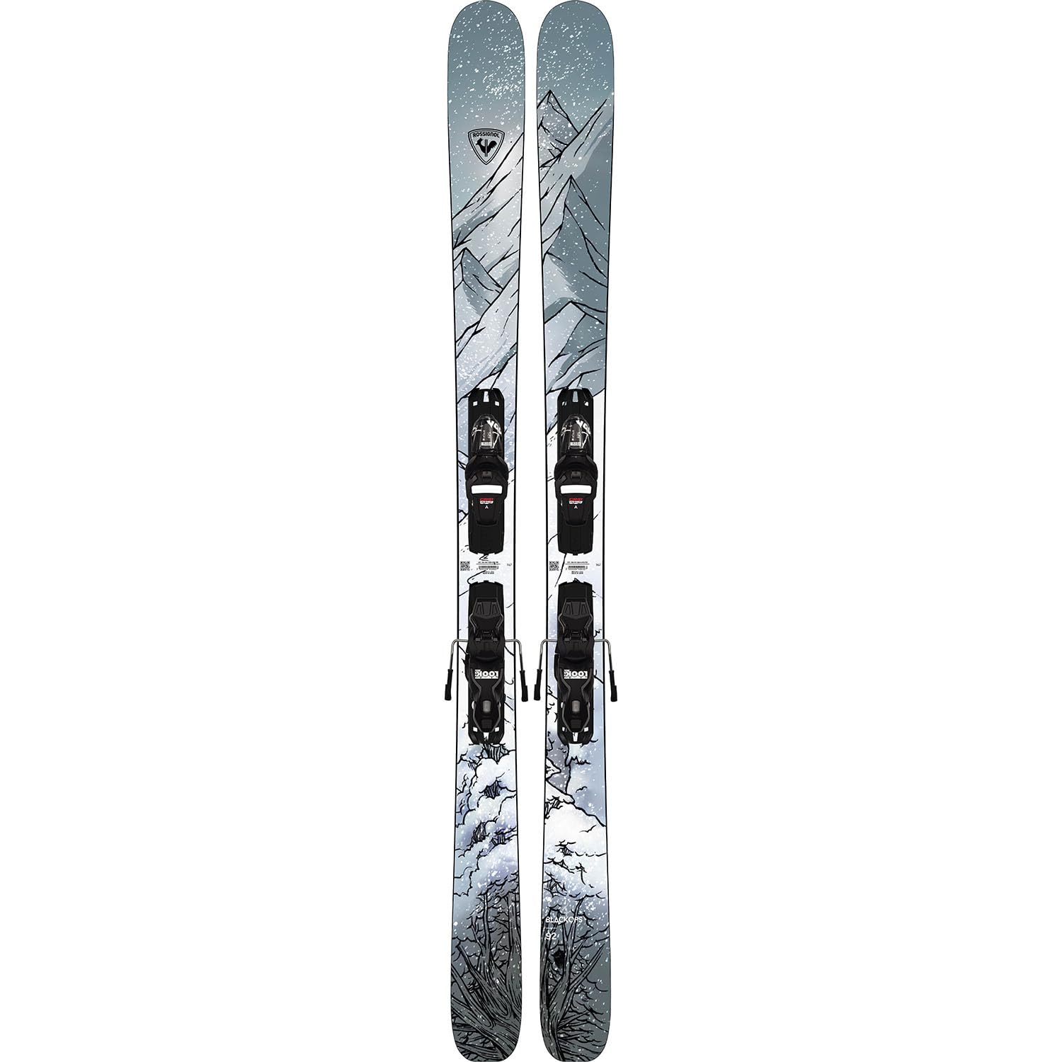 Rossignol Blackops 92 Xp11 Ski kit, Size: 176 (RRLMN03-176)