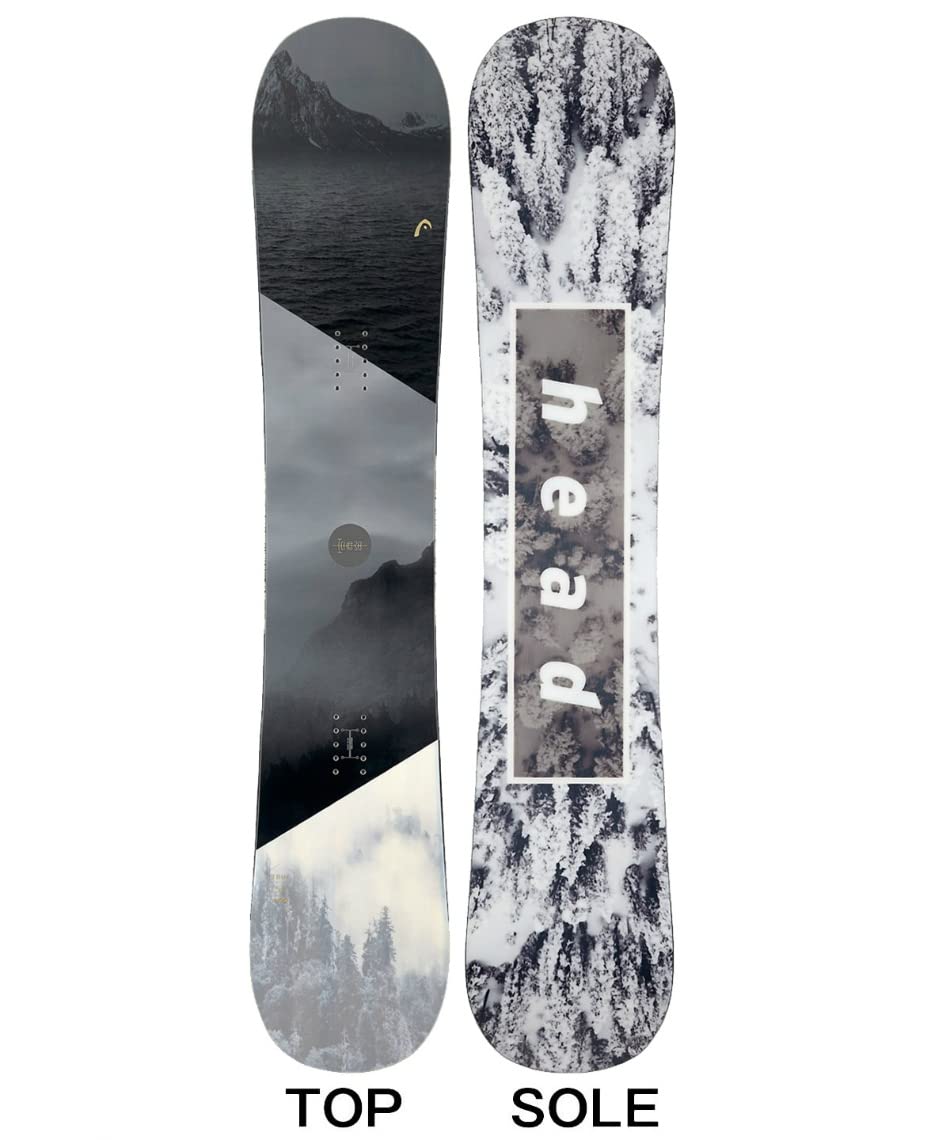 HEAD Unisex True 2.0 Black Snowboard, Size: 157 (331632-157)