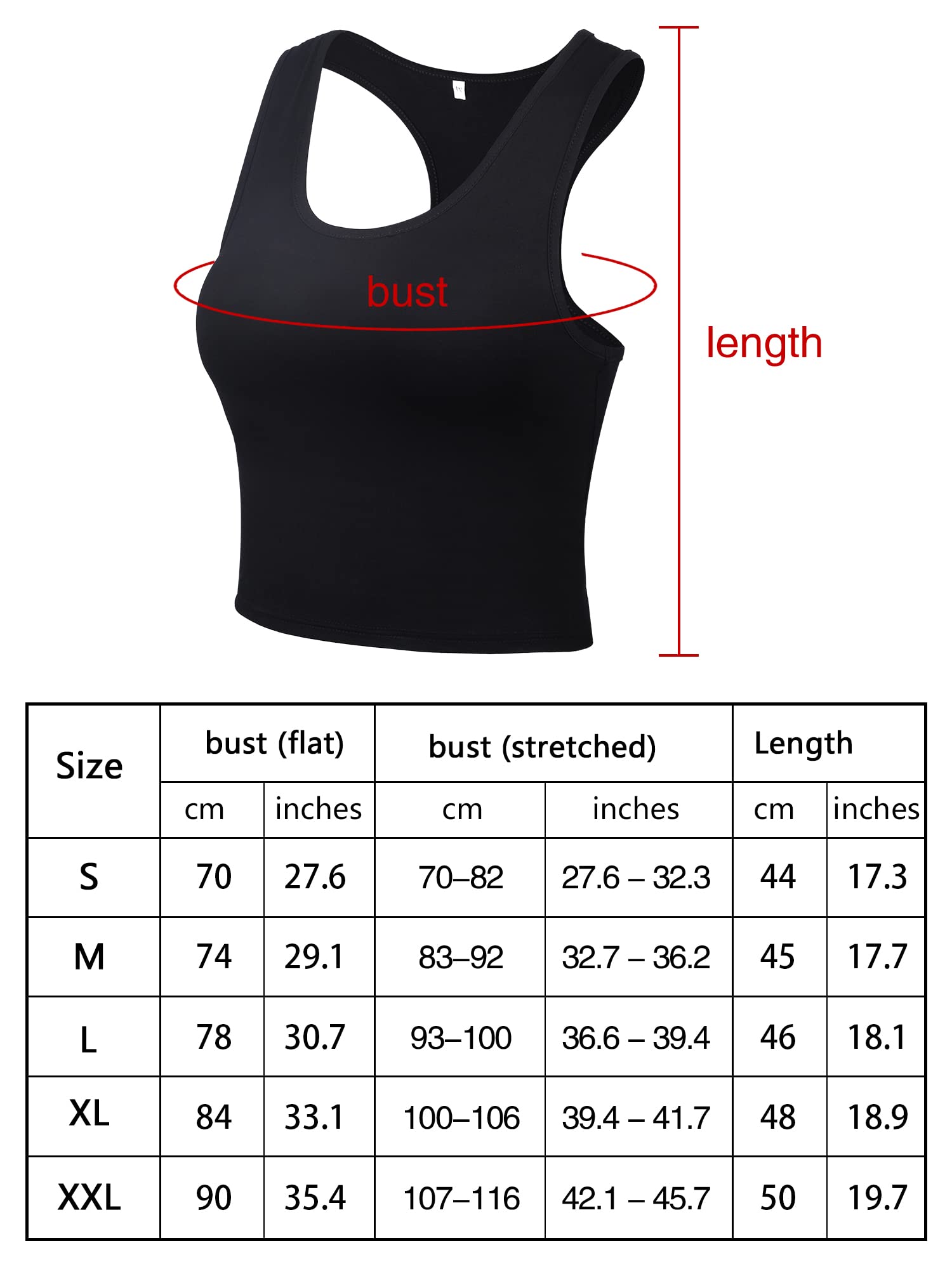 4 Pieces Women Basic Tank Top Cotton Racerback Sleeveless Athletic Crop Cotton Top (Black, Dark Gray, Green, Brown, X-Large)