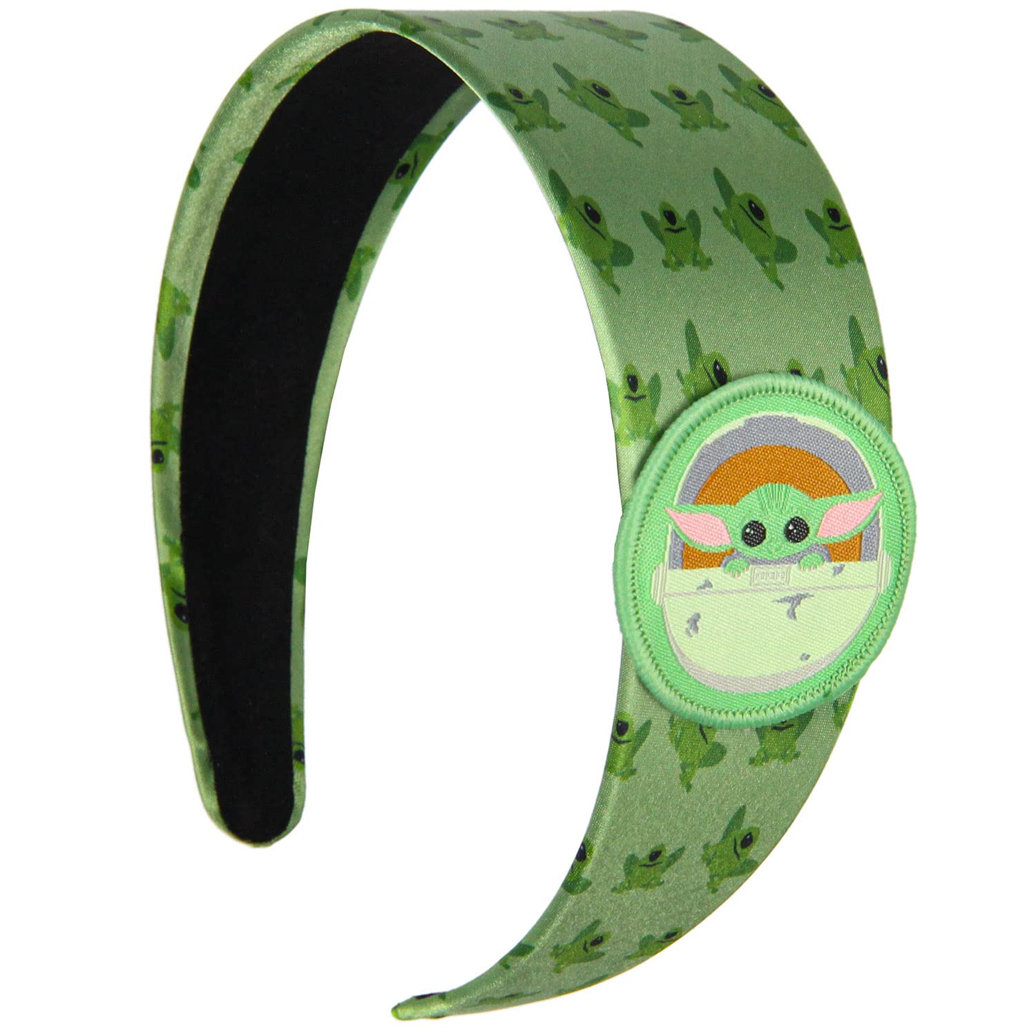 Bioworld Star Wars The Mandalorian Grogu And Frogs Baby Yoda Headband for Women And Girls'