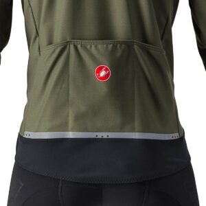 Castelli Unlimited Perfetto Ros 2 Jacket - Men's Military Green/Goldenrod, S