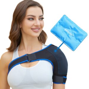 KKOOMI Arm Sling for Shoulder Injury,Rotator Cuff Pillow, Arm Sling Shoulder Immobilizer, with Adjustable Padded Shoulder Brace for Women&Men Shoulder Brace Gel Ice Pack Shoulder Pain Relief