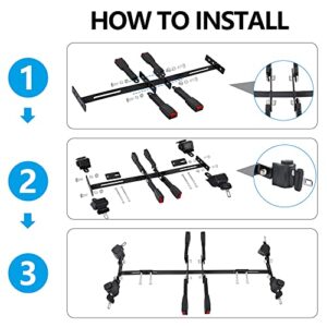 Toriexon Universal Golf Cart Seat Belt Kit, Seat Belts Kit 4 Passengers (2+2), Retractable Golf Cart Seat Belts Fits 4-Seats Golf Car for EZGO, Yamaha Club Car