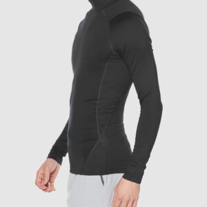 Under Armour Men's ColdGear Armour Compression Mock - 1366072-001 - Black/White - 4XL