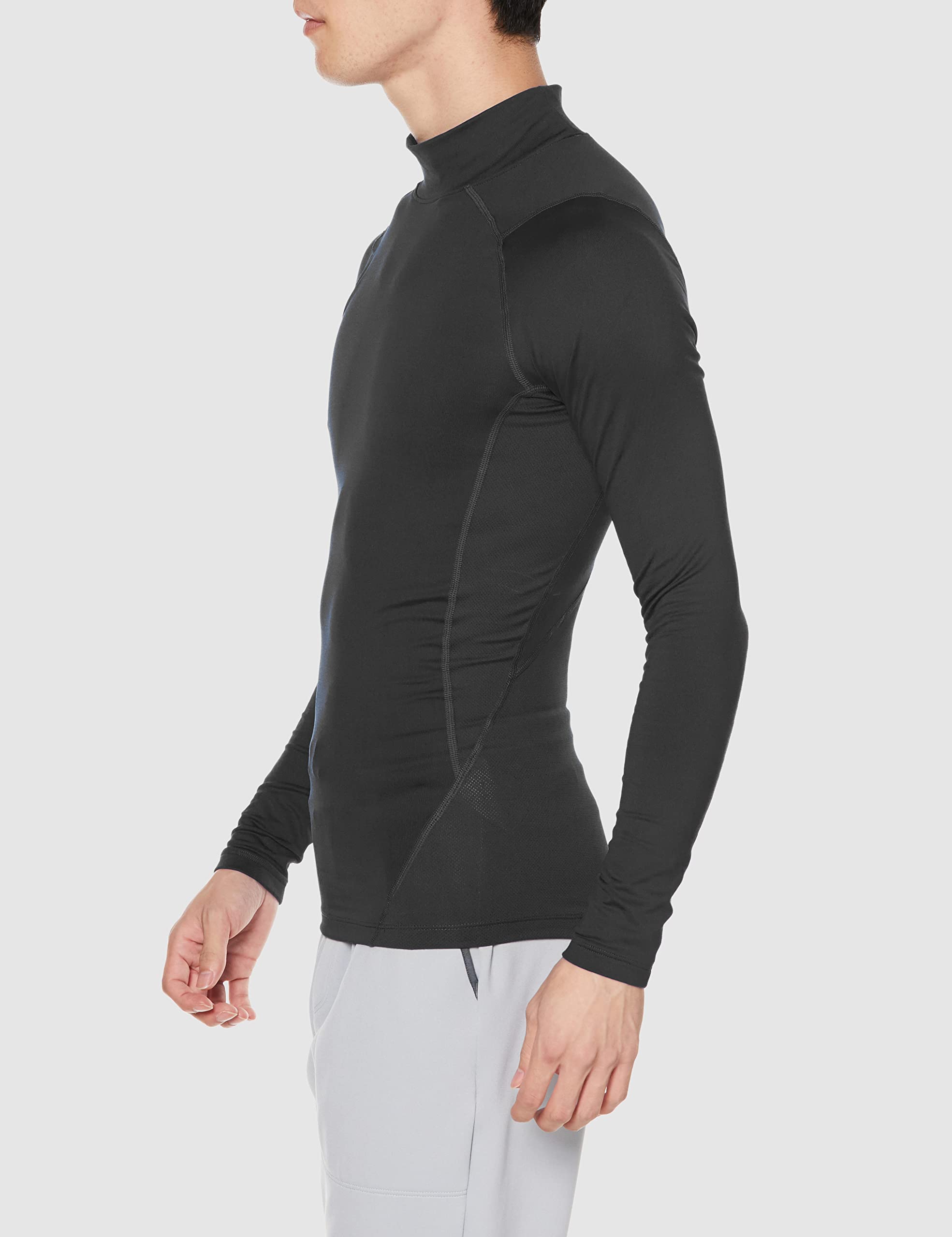 Under Armour Men's ColdGear Armour Compression Mock - 1366072-001 - Black/White - 4XL