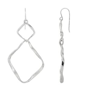 Silpada 'Squared Up' Sterling Silver Drop Earrings