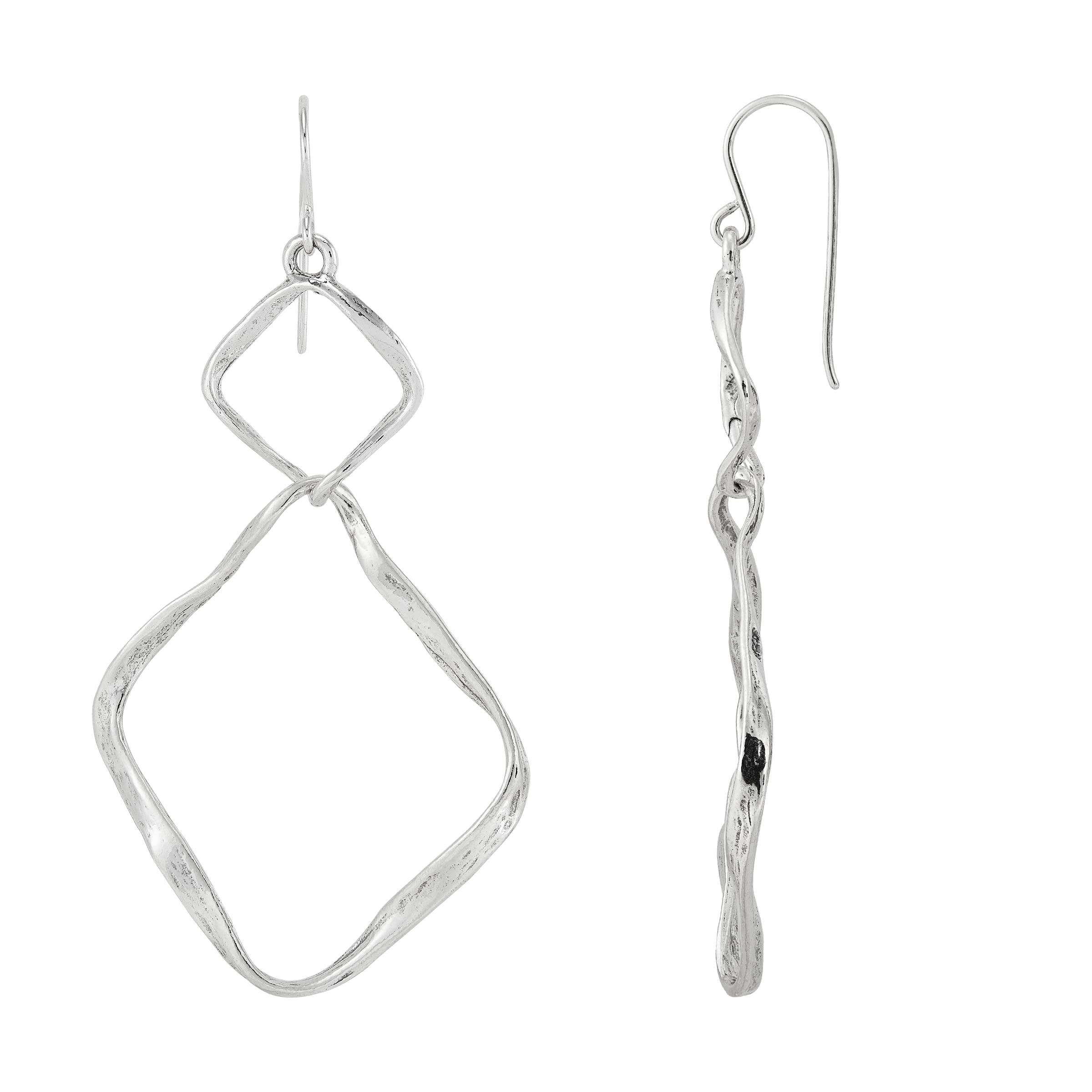 Silpada 'Squared Up' Sterling Silver Drop Earrings