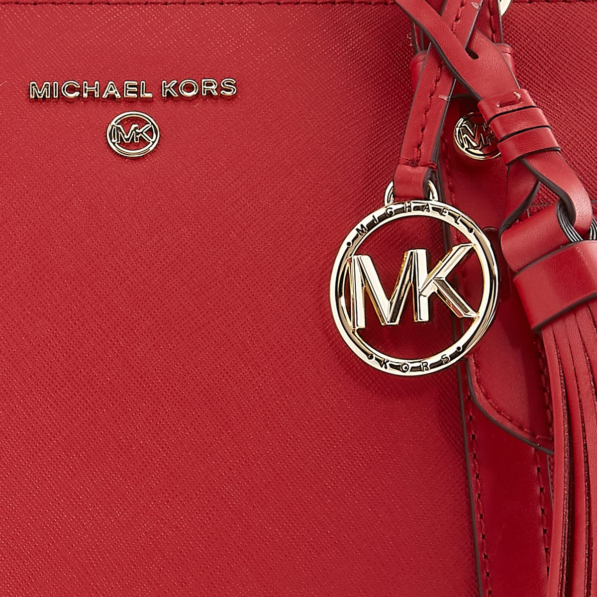 Michael Kors Sullivan Small Convertible Top Zip Tote Crimson One Size