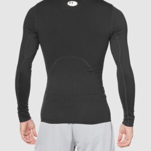 Under Armour Men's ColdGear Armour Compression Mock - 1366072-001 - Black/White - 4XL