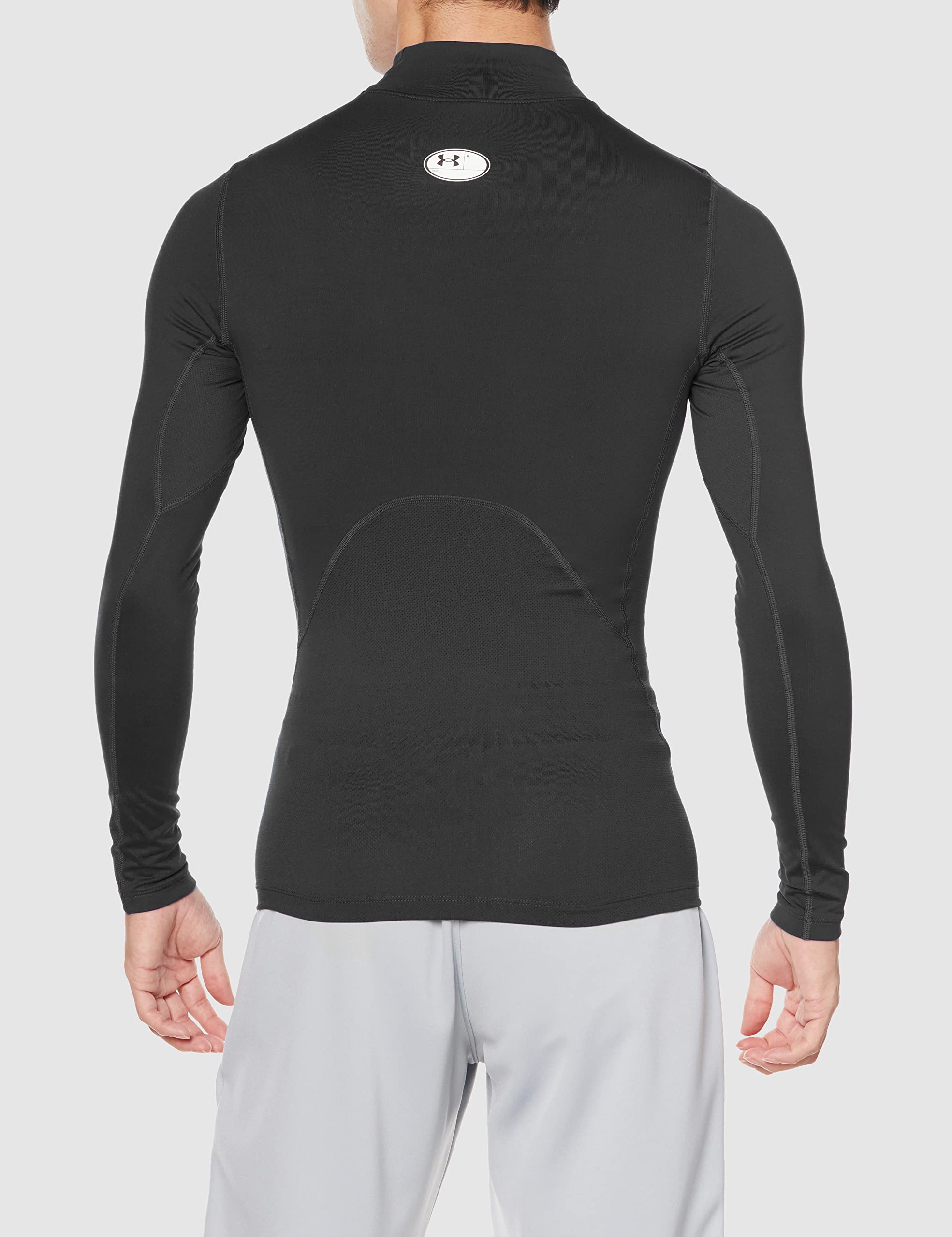 Under Armour Men's ColdGear Armour Compression Mock - 1366072-001 - Black/White - 4XL