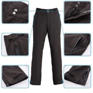 K.E.J. Golf Lightweight Jacket Men Waterproof Golf Pants and Jacket Rain Suit for Hunting Hiking Fishing Gifts for Men