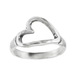 silpada 'love forever' sterling silver ring, size 8, size 8