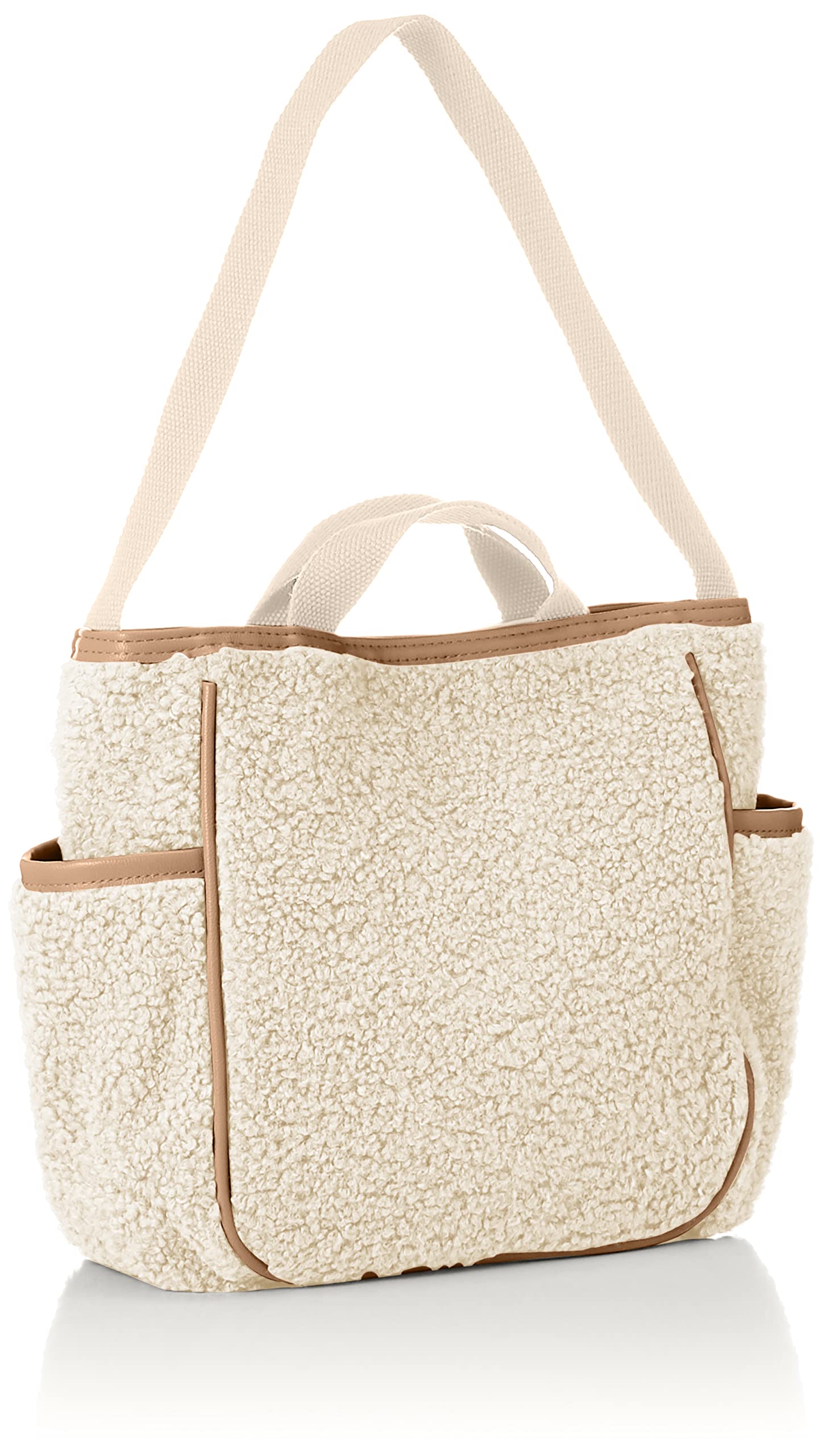 ROOTOTE 1349 Women's Mini Shoulder Tote Bag, EU Square, 2-Way, Boa A, Ivory