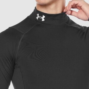 Under Armour Men's ColdGear Armour Compression Mock - 1366072-001 - Black/White - 4XL