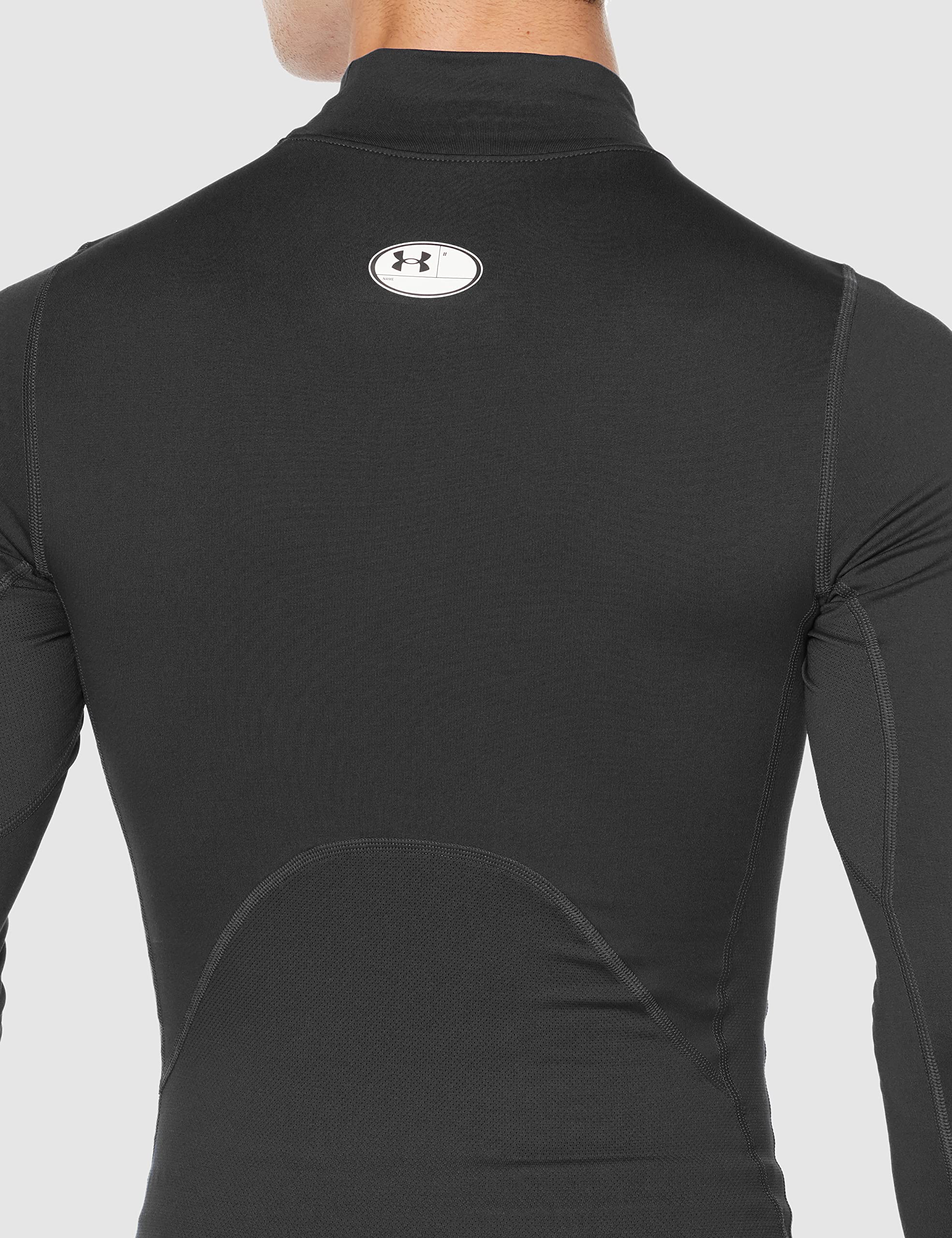 Under Armour Men's ColdGear Armour Compression Mock - 1366072-001 - Black/White - 4XL