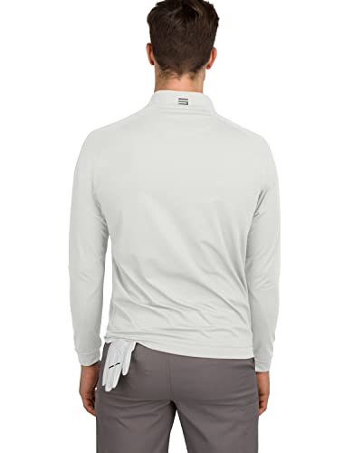 Three Sixty Six Men’s Dry Fit ¼ Zip Golf Pullover Jacket - Lightweight, Breathable & Stretch Fabric Sweater with Chest Pocket