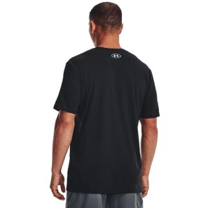 Under Armour Men's Camo Chest Stripe Loose Black Short-Sleeve Shirt (XL)