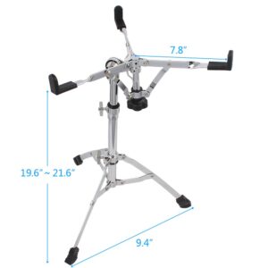 Ochine Snare Drum Stand Drum Pad Stand Kit Snare Stand Practice Pad Stand Adjustable Snare Stand Double Braced Tripod Practice Snare Drum Stand for 10-15 Inch Drum Pad, Snare Drum Beginners