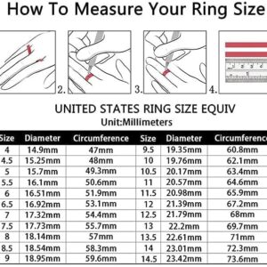 DOLPHERS 1.17 Carat Moissanite and Lab Grown Diamond Engagement Rings Platinum Plated Silver Diamond Rings for Women (D Color, VVS Clarity)- Round-6