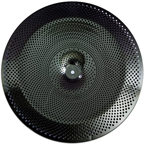 Low Volume China Cymbal, 18 inches Practice China Cymbal, Quiet China Cymbal (18″, Black)