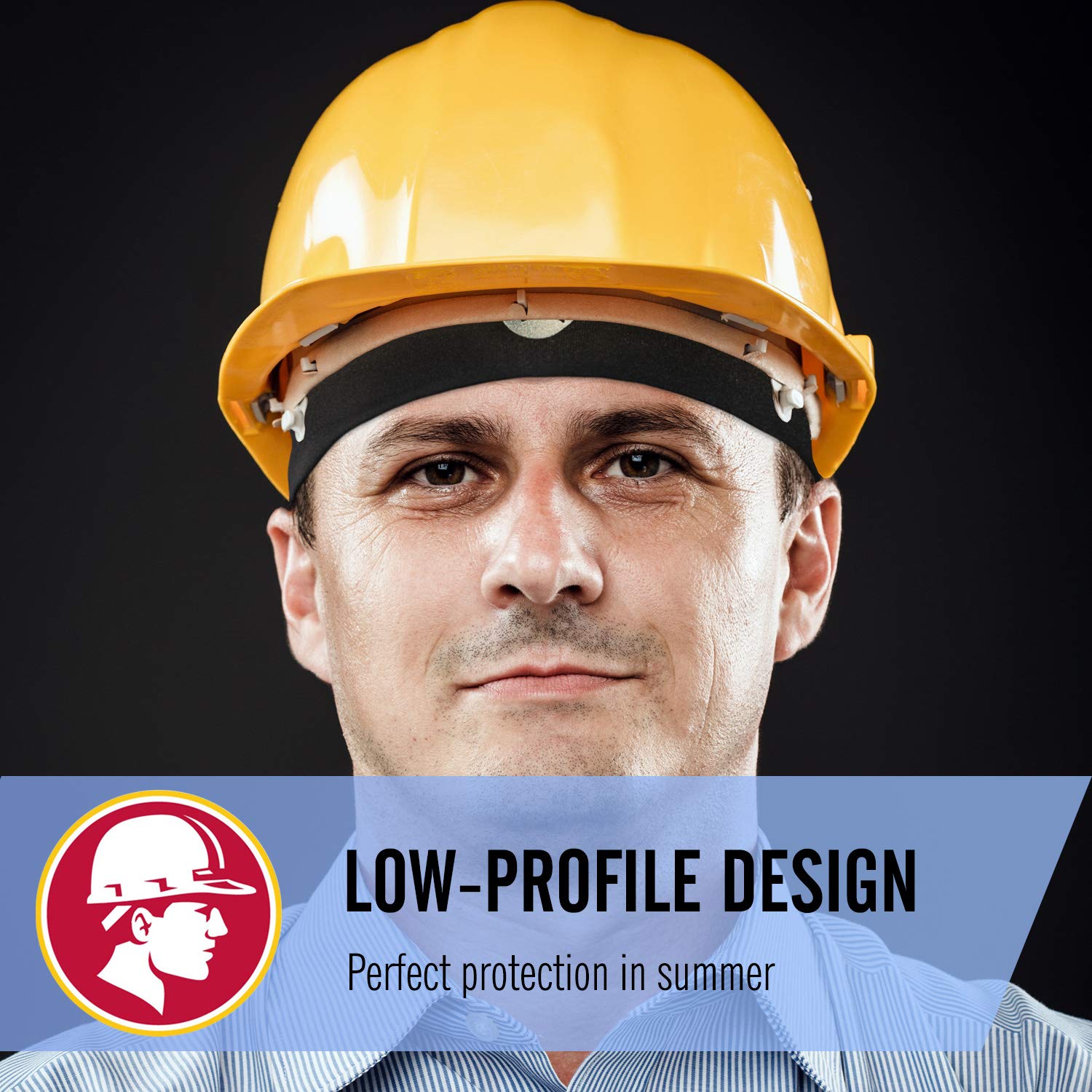 Low-Profile Cooling Helmet/Hard hat Liner, Stretch Working Cap, Summer Sweat Wicking Skull Cap, Running Beanie Sun Protection