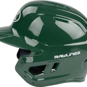 Rawlings | MACH Batting Helmet | Gloss Dark Green | Senior (6 7/8" - 7 5/8")