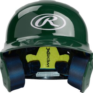 Rawlings | MACH Batting Helmet | Gloss Dark Green | Senior (6 7/8" - 7 5/8")