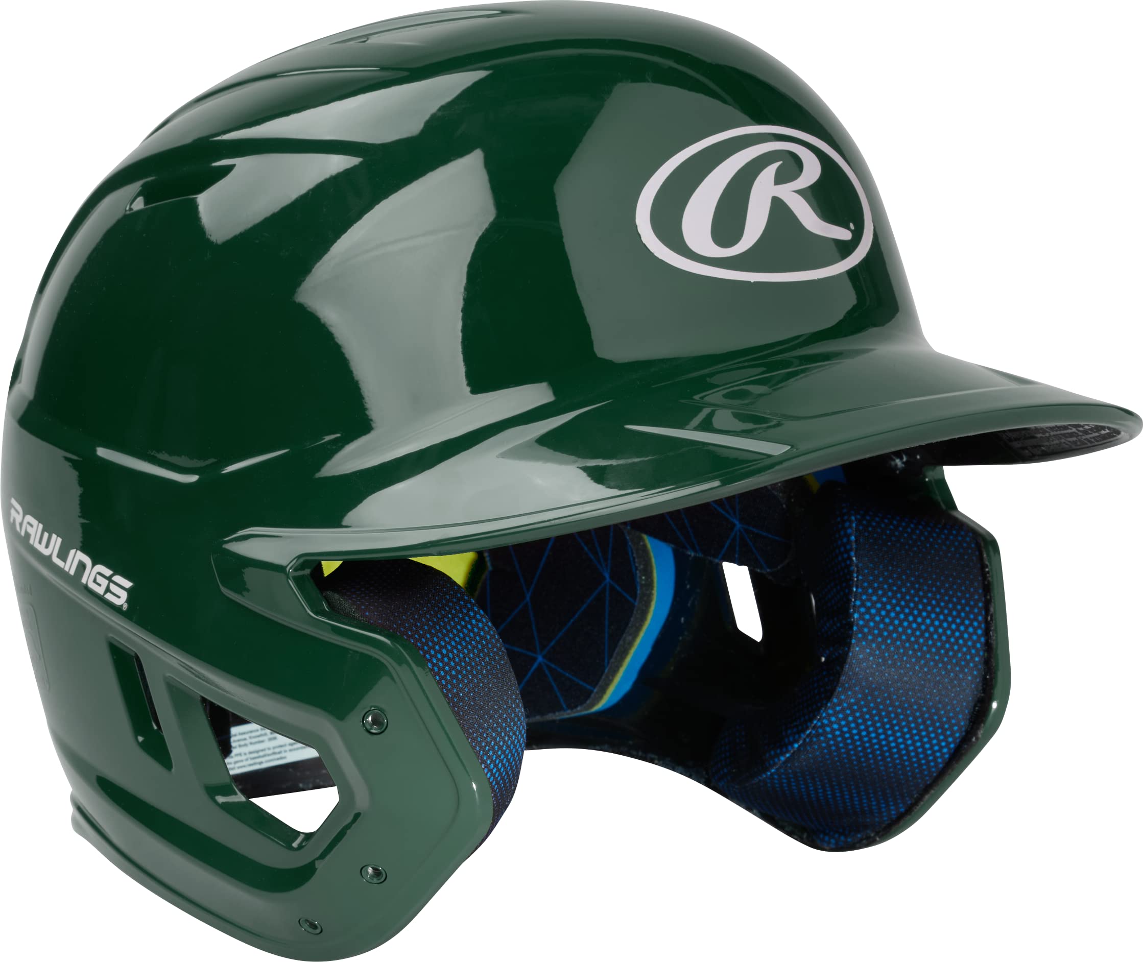 Rawlings | MACH Batting Helmet | Gloss Dark Green | Senior (6 7/8" - 7 5/8")