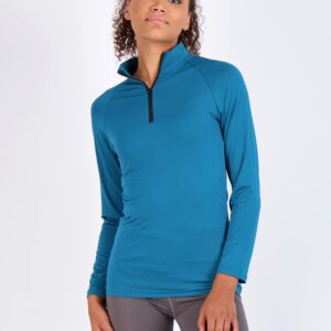 3 Pack: Womens Quarter 1/4 Zip Pullover Plus Size Long Sleeve Shirt Quick Dry Dri Fit Yoga 1/2 Zip Athletic Ladies Active Gym Workout Top Golf UPF Hiking Outdoor Sports Exercise Running SET11, 3X