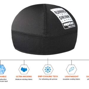 Low-Profile Cooling Helmet/Hard hat Liner, Stretch Working Cap, Summer Sweat Wicking Skull Cap, Running Beanie Sun Protection